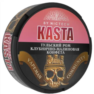 KASTA Community - 100mg - КЛУБНИЧНО - МАЛИНОВАЯ КОНФЕТА